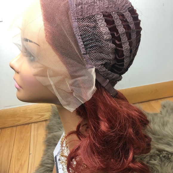 ♥️SCARLETT 16” AUBURN RED LACE FRONT WIG *NWT*♥️
